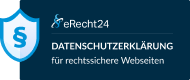 eRecht24 Datenschutzerklärung für rechtssichere Webseiten eRecht24 Datenschutzerklärung für rechtssichere Webseiten