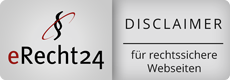 eRecht24 Disclaimer für rechtssichere Webseiten